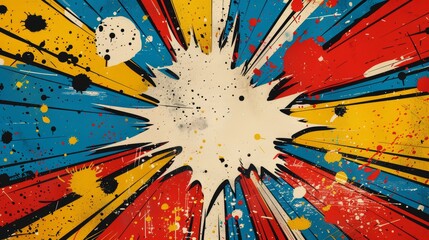 Poster - Bold Comic Style Pop Art Poster Design