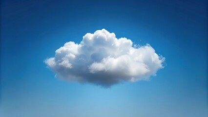 Wall Mural - Isolated soft cloud floating in the sky, rendering, cloud, soft, isolated, white, fluffy, sky, weather, atmosphere, dreamy