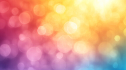 Poster - Vibrant abstract background featuring warm pastel colors in blurred gradient, creating dreamy and soft atmosphere. Perfect for artistic and creative projects