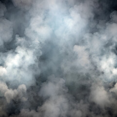 Wall Mural - smoke from the chimney