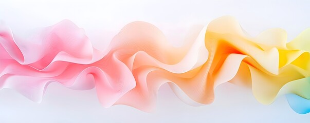Poster - Fluid Motion Abstract Background - Soft Transitions and Glowing Colors Blending Over Contemporary Art Forms for Stunning Visual Appeal