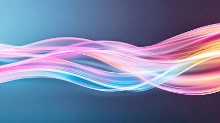 Poster - Vibrant Rainbow Streaks in Surreal Dreamscape - Illuminating Abstract Background for Creative Projects and Visual Art