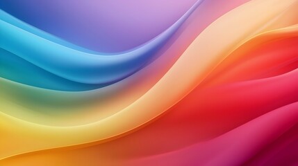 Poster - Vibrant Rainbow Arcs and Dynamic Swirls - Colorful Abstract Background with Radiant Contrasts for Eye-Catching Designs