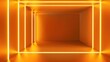 Abstract Neon Light Room
