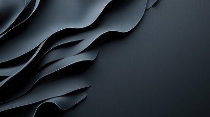 Poster - Dark black background with a faint texture, adding depth without overpowering the central focus, great for modern design.