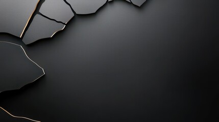 Poster - Dark black background with a faint texture, adding depth without overpowering the central focus, great for modern design.