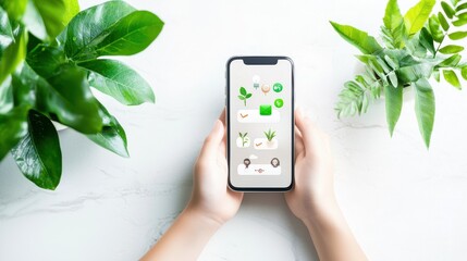 Poster - A person texting a mental health helpline, receiving supportive messages on their phone, illustrating the accessibility of mental health resources.