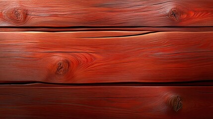 Poster - A red wood texture, with visible grain patterns and a rustic feel, ideal for creating warm, organic designs.
