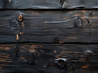 Poster - Burnt wooden texture for image background