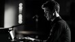 © Infinity - A Musician's Passion: Black and White Piano Performance