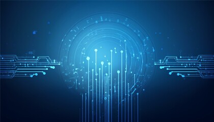 Poster - Abstract technology communication concept vector background