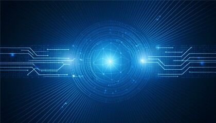 Poster - Abstract technology communication concept vector background