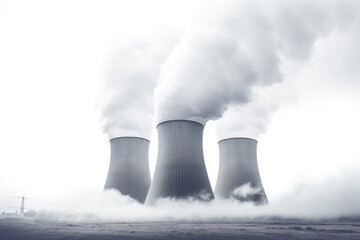 Wall Mural - png architecture pollution smoke cooling tower.