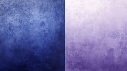Poster - Beautiful textured background with a gradient transition from deep blue to soft lavender tones, perfect for digital projects and creative designs.