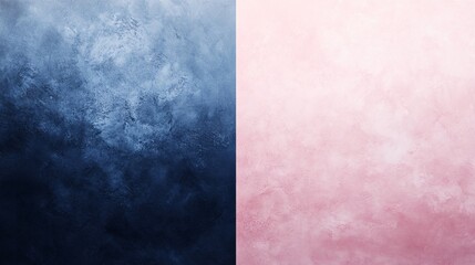 Poster - Textured abstract background in dark blue and soft pink tones, perfect for design projects, wallpapers, and artistic expressions.