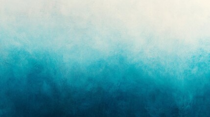 Poster - Abstract gradient background with smooth transitions from light to dark teal hues, ideal for designs and wallpapers.