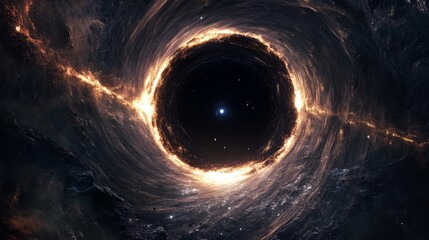 Poster - black hole in heaven
