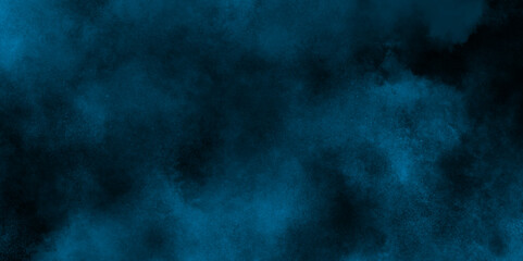 Poster - Abstract soft dark blue watercolor sky and clouds. grunge tint light blue and black  watercolor background. old stone dark blue distressed grunge background wallpaper rough concrete wall.