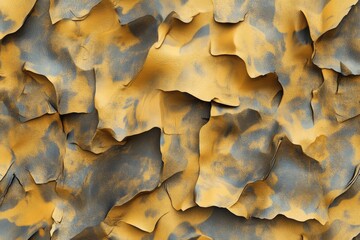 Poster - A close-up shot of a wall with peeling paint, often used as a background or texture