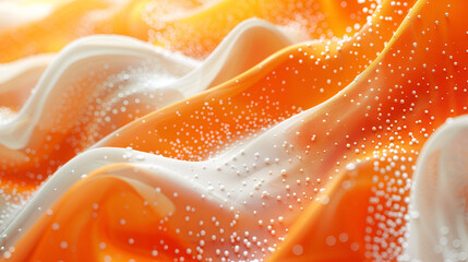 Fototapete - orange white, abstract, pixelated colour background  