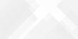 © MdLothfor - White and gray overlap triangle geometric technology pattern. minimal rectangle randomly arranged white lines transparent web square background layers. overlapping presentation design.