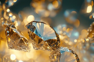 Aufkleber - A cluster of diamonds up close