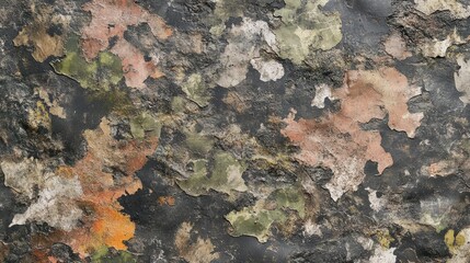 Poster - Close-up shot of a wall with peeling paint, perfect for decoration or construction use