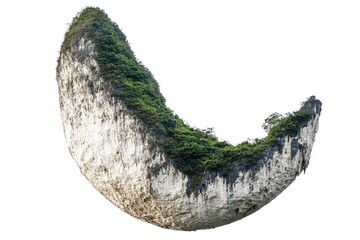 Aufkleber - A large rock with a tree growing out of it, suitable for landscape or nature scenes