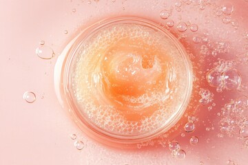 Wall Mural - Close-up of a bowl containing soap, suitable for beauty or hygiene-related uses