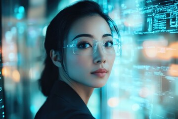 Poster - A person working on a laptop