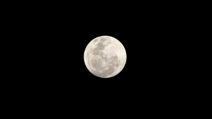 Wall Mural - Full moon illuminating the night. The full moon and its craters. Natural satellite. Observing the Moon telescope full moon in the night