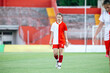 © Jovana Milanko/Stocksy - Women Footballers Walking on the Field After a Match