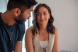 © tessy morelli/Stocksy - Couple conversation real authentic expression