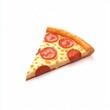 © Dariya - Cartoon pizza slice icon on white background
