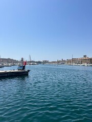 fishing boats in port