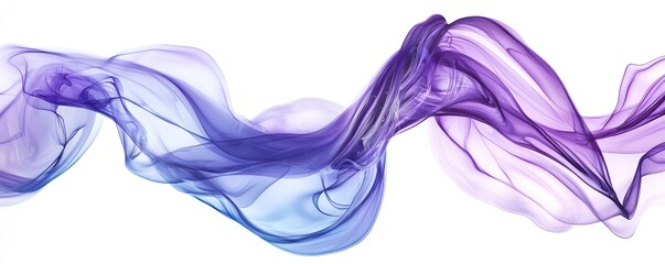 Abstract purple and blue liquid swirl ring, creating an artistic and dynamic isolated design on a white background.