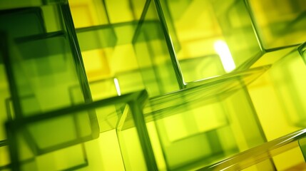 Canvas Print - Background of amorphic natural Abstract glass, light green colors. Neural network ai generated art