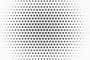 Poster - dotted abstract shape. halftone pattern. half tone design element in geometric tech style for logo, 