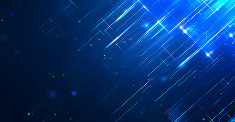 Creative digital blue wallpaper design. Technology, innovation, and landing page concept design. 3D Rendering design 