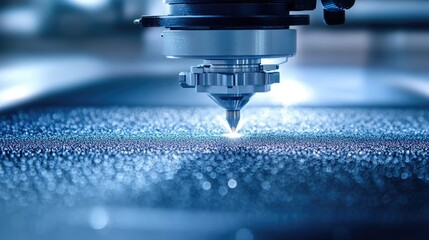 Poster - Precision Laser Cutting Technology in Action