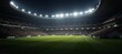 © Pixel Matrix - Night-time image digital model of an imagined football stadium