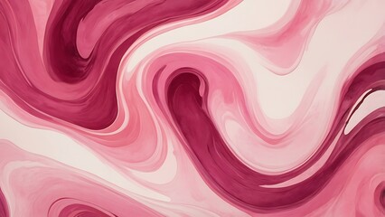 Aufkleber - abstract marbled textured background featuring a rich, deep pink and white colors with with swirling patterns and subtle variations in tone