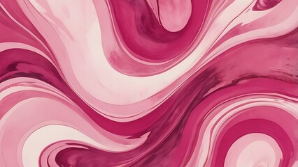 Aufkleber - abstract marbled textured background featuring a rich, deep pink and white colors with with swirling patterns and subtle variations in tone