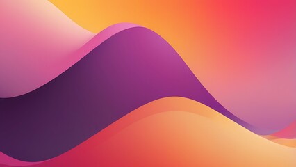 Aufkleber - abstract textured illustration digital design vector background with a gradient style features a smooth transition of pink, purple, orange and yellow colors with curves and lines