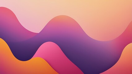 Aufkleber - abstract textured illustration digital design vector background with a gradient style features a smooth transition of pink, purple, orange and yellow colors with curves and lines