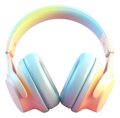 Canvas Print - PNG Headphones headset electronics technology.