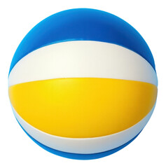 Wall Mural - PNG Volleyball sphere yellow sports.