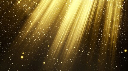 Poster - An illustration of sun rays light overlaying yellow flare glow on transparent backgrounds. High-quality image of sun rays and yellow flare glow on transparent backgrounds.
