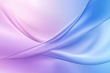 Poster - Soft pastel fabric flow