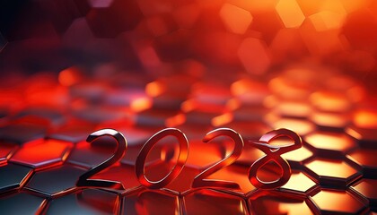 Poster - Innovative Visual Representation of Year 2028